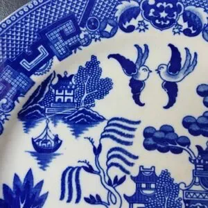 Blue Willow | Dining | 9 Inch Dinner Plate Blue Willow Pattern Made In ...